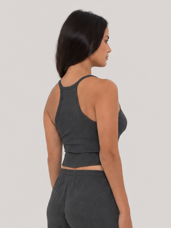 Bamboo Rib Lounge Singlet