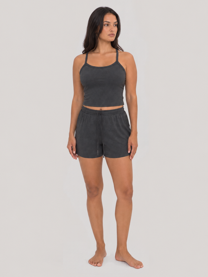 Bamboo Rib Lounge Singlet
